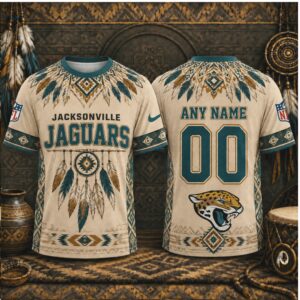 Jacksonville Jaguars Dreamcatcher Native American Style Custom Shirt