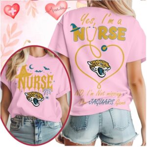 Jacksonville Jaguars Nurse Stethoscope Halloween Game Day Shirt