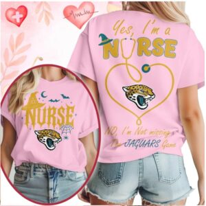 Jacksonville Jaguars Nurse Stethoscope Halloween Game Day Shirt