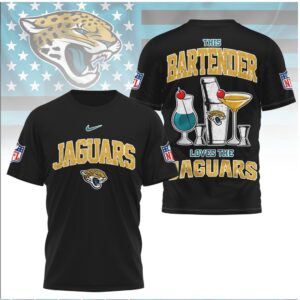Jacksonville Jaguars This Bartender Loves The Jaguars Shirt