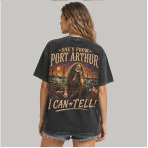 Janis Joplin From Port Arthur I Can Tell Vintage Rock Shirt