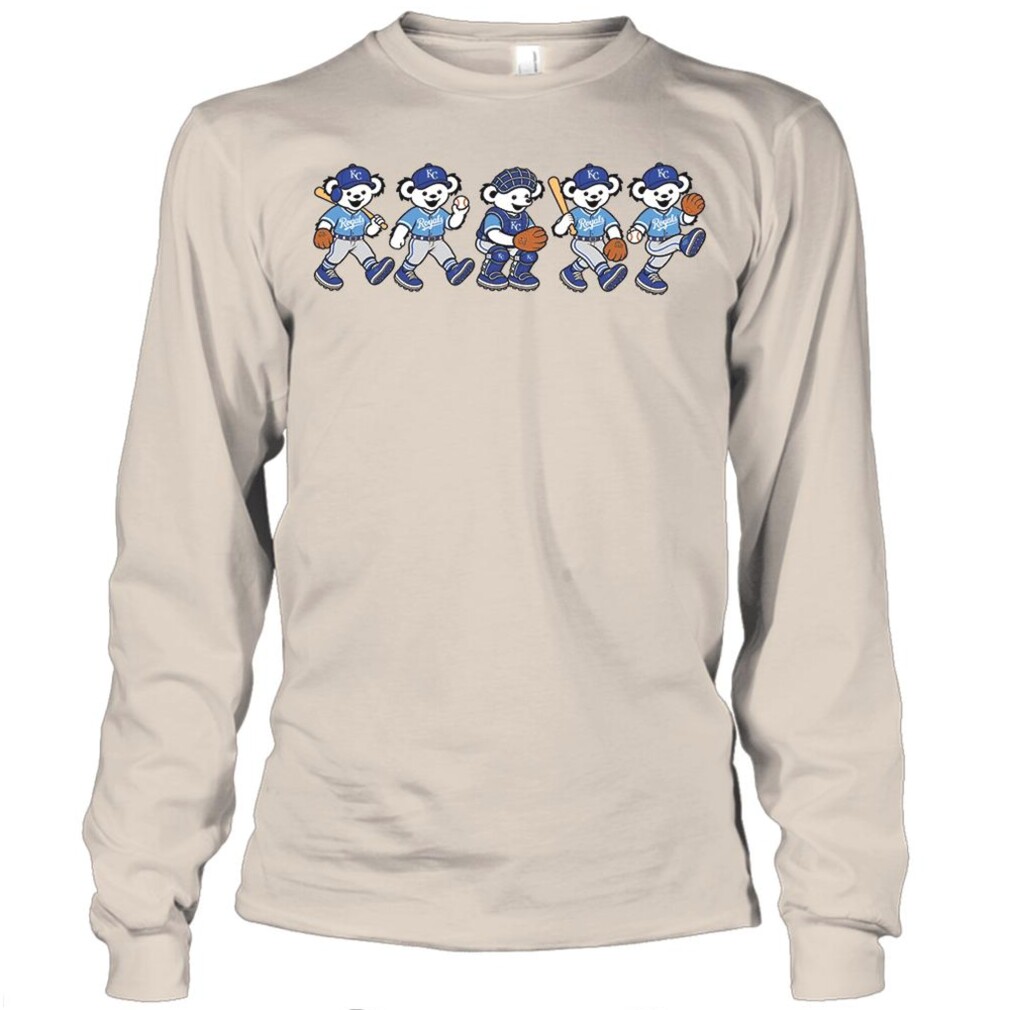 Kansas City Baseball Walking Bear Mascot Game Day Fan Shirt Kansas City Baseball Walking Bear Mascot Game Day Fan Shirt