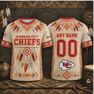 Kansas City Chiefs Dreamcatcher Native American Style Custom Shirt
