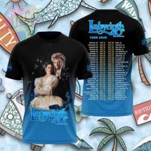 Labyrinth Movie 40th Anniversary Tour 2026 Jareth Sarah Shirt.jfif