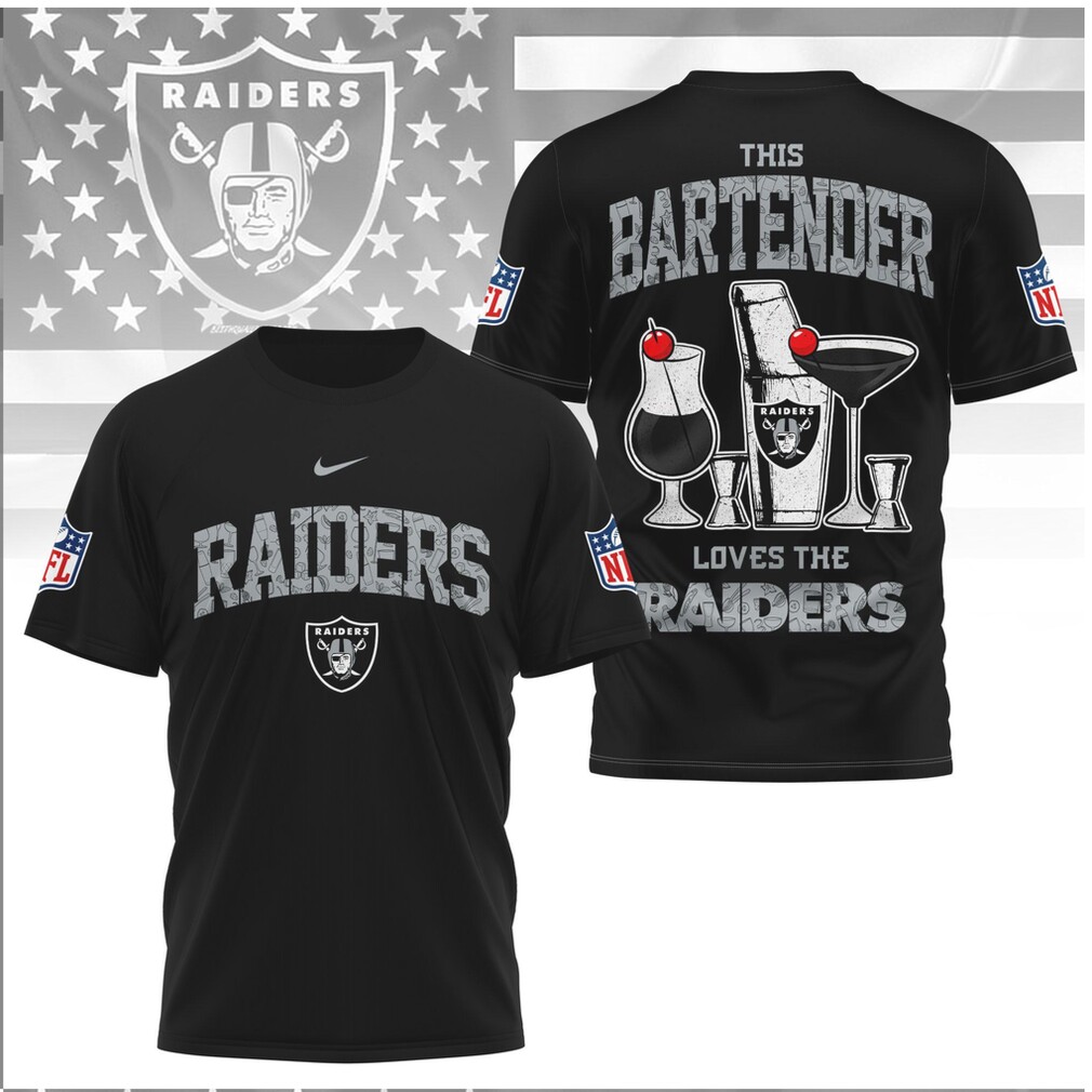Las Vegas Football Bartender Cocktail Shaker Shirt Las Vegas Football Bartender Cocktail Shaker Shirt