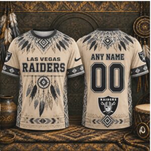 Las Vegas Raiders Dreamcatcher Native American Style Custom Shirt