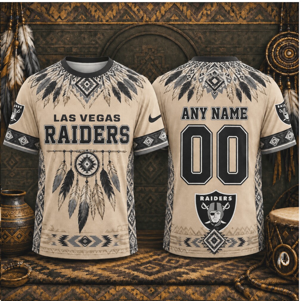 Las Vegas Raiders Dreamcatcher Native American Style Custom Shirt Las Vegas Raiders Dreamcatcher Native American Style Custom Shirt