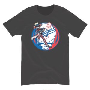Los Angeles Dodgers Uncle Sam Skeleton Baseball Shirt