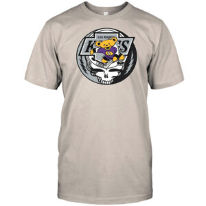 Los Angeles Kings Grateful Dead Skull Stealie Dancing Bear Shirt