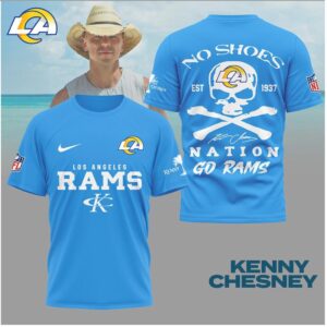 Los Angeles Rams Skull Crossbones Football Shirt