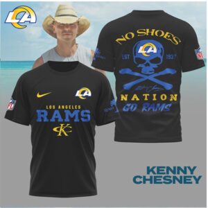 Los Angeles Rams Skull Crossbones Football Shirt