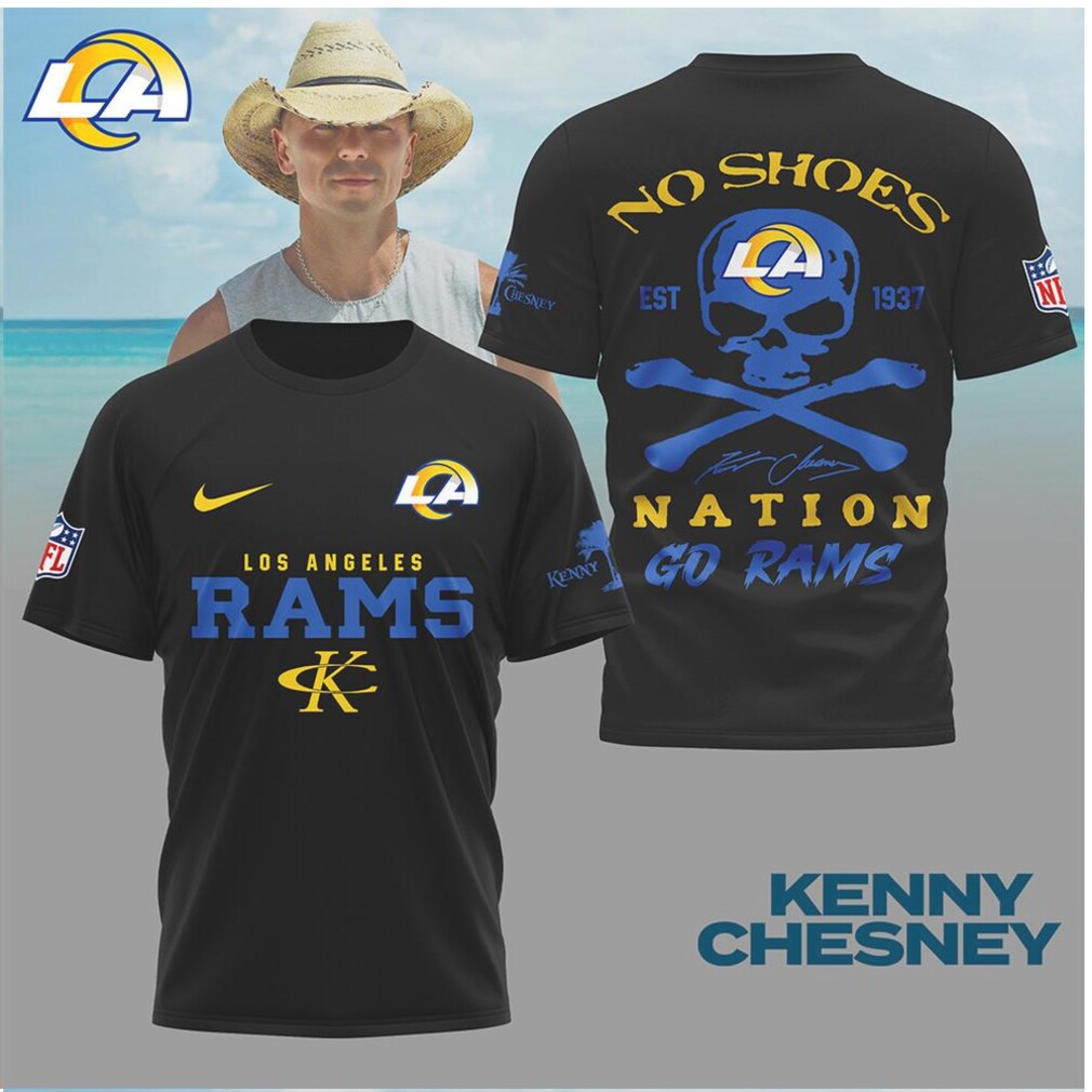 Los Angeles Rams Skull Crossbones Football Shirt Los Angeles Rams Skull Crossbones Football Shirt