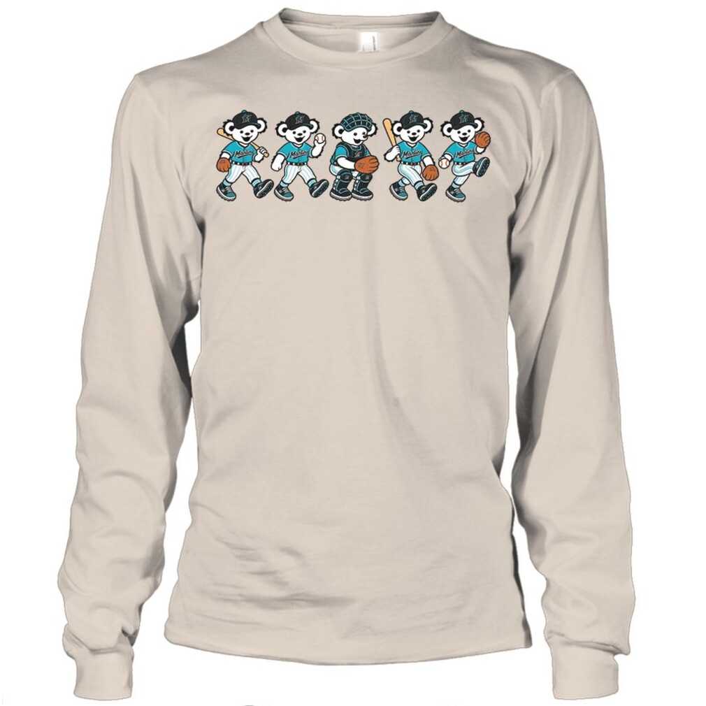 Miami Baseball Walking Bear Mascot Game Day Fan Shirt Miami Baseball Walking Bear Mascot Game Day Fan Shirt