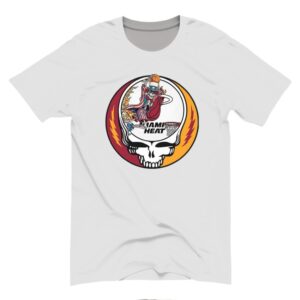 Miami Heat Skeleton Basketball Steal Your Face Shirt