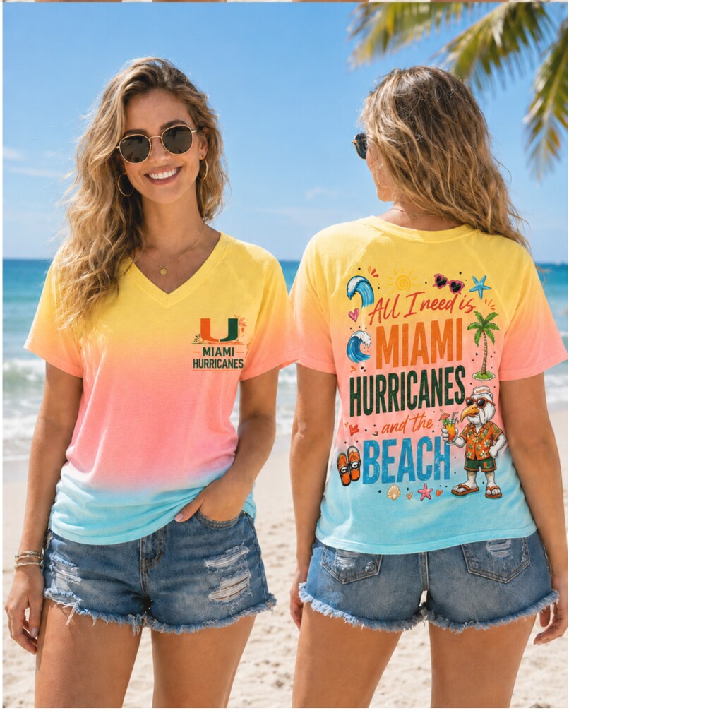 Miami Hurricanes Sebastian Mascot Tropical Beach Shirt Miami Hurricanes Sebastian Mascot Tropical Beach Shirt
