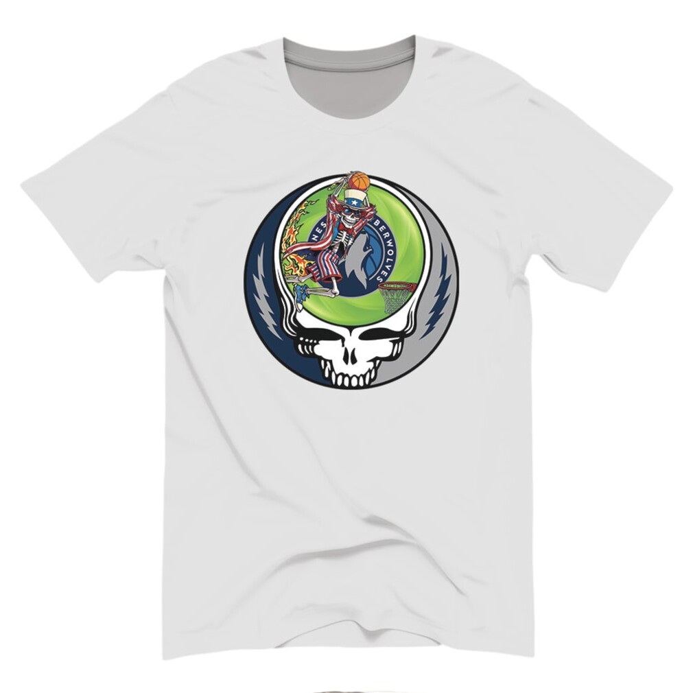 Minnesota Timberwolves Skeleton Basketball Steal Your Face Shirt Minnesota Timberwolves Skeleton Basketball Steal Your Face Shirt