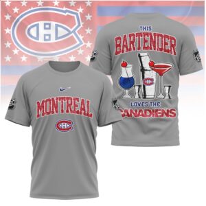 Montreal Canadiens This Bartender Loves The Canadiens Shirt