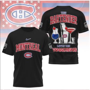 Montreal Canadiens This Bartender Loves The Canadiens Shirt