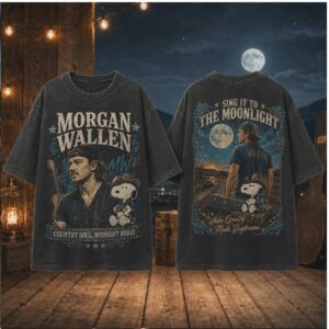 Morgan Wallen Snoopy Country Music Sing It To The Moonlight Shirt
