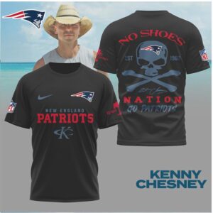 New England Patriots Skull Crossbones No Shoes Nation Shirt