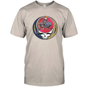 New Orleans Pelicans Skeleton Basketball Steal Your Face Shirt