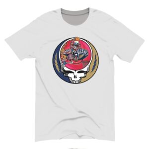 New Orleans Pelicans Skeleton Basketball Steal Your Face Shirt
