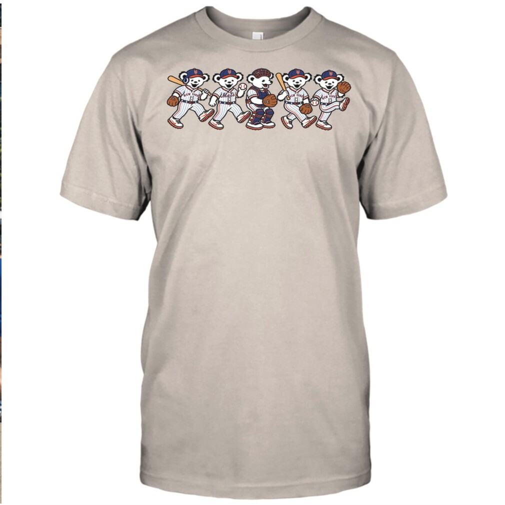New York City Baseball Marching Bears Retro Game Day Graphic Shirt New York City Baseball Marching Bears Retro Game Day Graphic Shirt