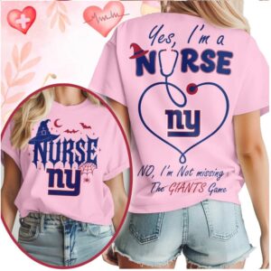 New York Giants Nurse Stethoscope Halloween Not Missing Game Shirt