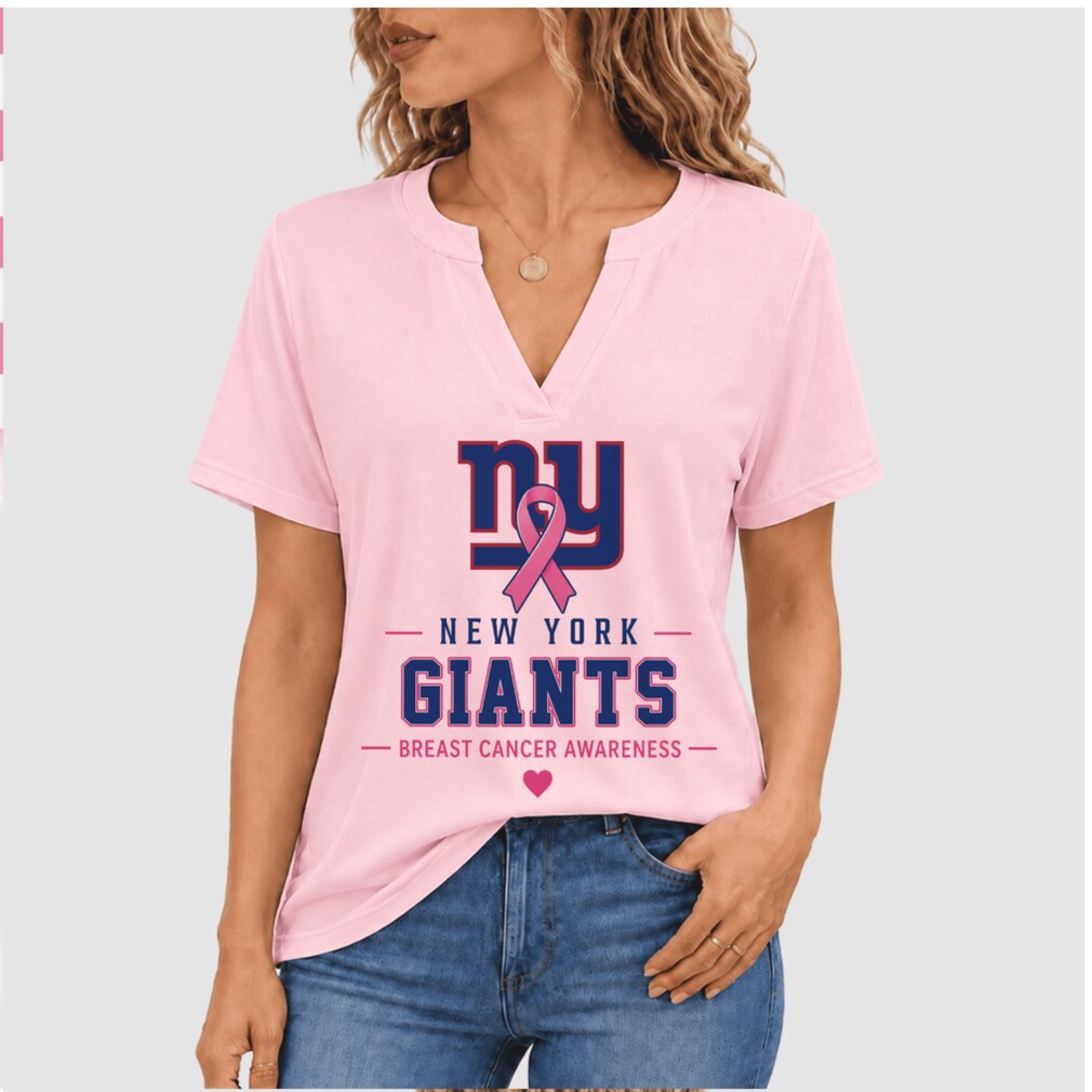 New York Giants Pink Ribbon Faith Over Fear Breast Cancer Shirt New York Giants Pink Ribbon Faith Over Fear Breast Cancer Shirt