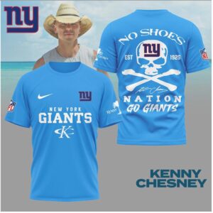 New York Giants Skull Crossbones Football Shirt