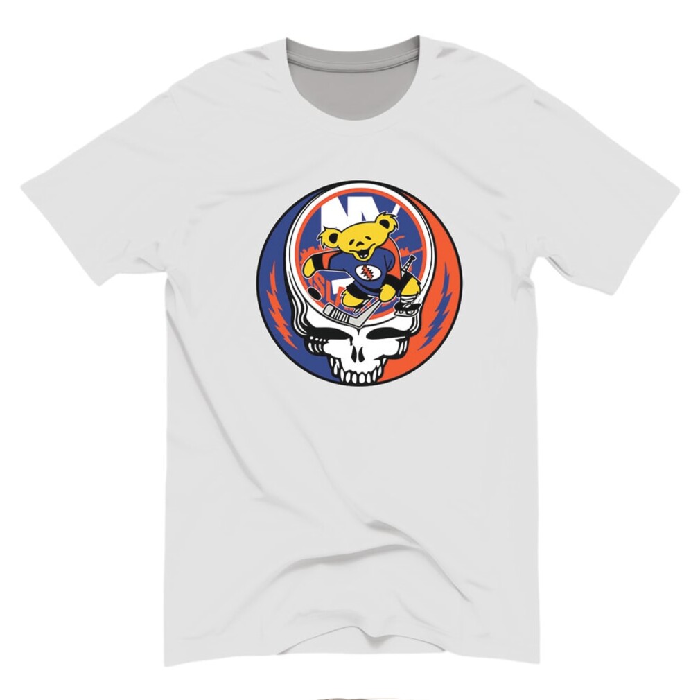 New York Hockey Bear Skull Shirt New York Hockey Bear Skull Shirt