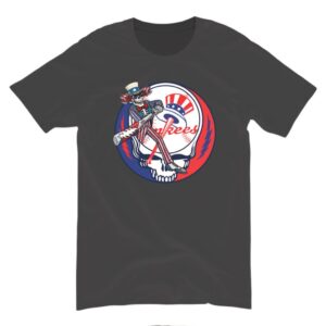 New York Yankees Baseball Skeleton Uncle Sam Team Logo Shirt