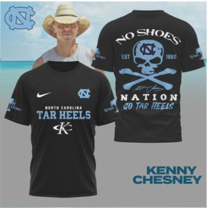 North Carolina Tar Heels Skull Crossbones Nation Shirt