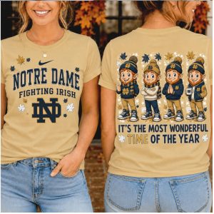 Notre Dame Fighting Irish Leprechaun Fall Game Day Shirt