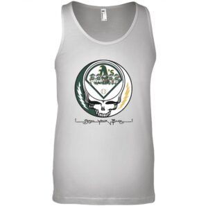 Oakland Baseball Green Skeleton Steal Your Base Graphic Shirt