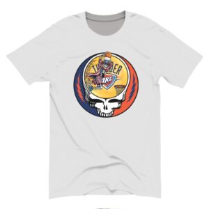 Oklahoma City Thunder Skeleton Basketball Steal Your Face Shirt
