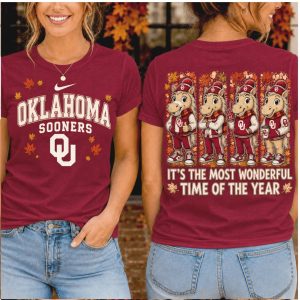 Oklahoma Sooners Boomer Sooner Mascot Fall Football Shirt