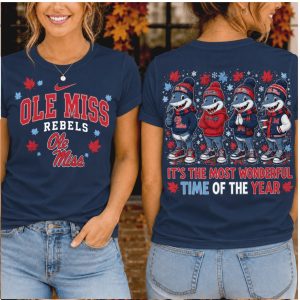 Ole Miss Rebels Landshark Mascot Fall Season Football Shirt