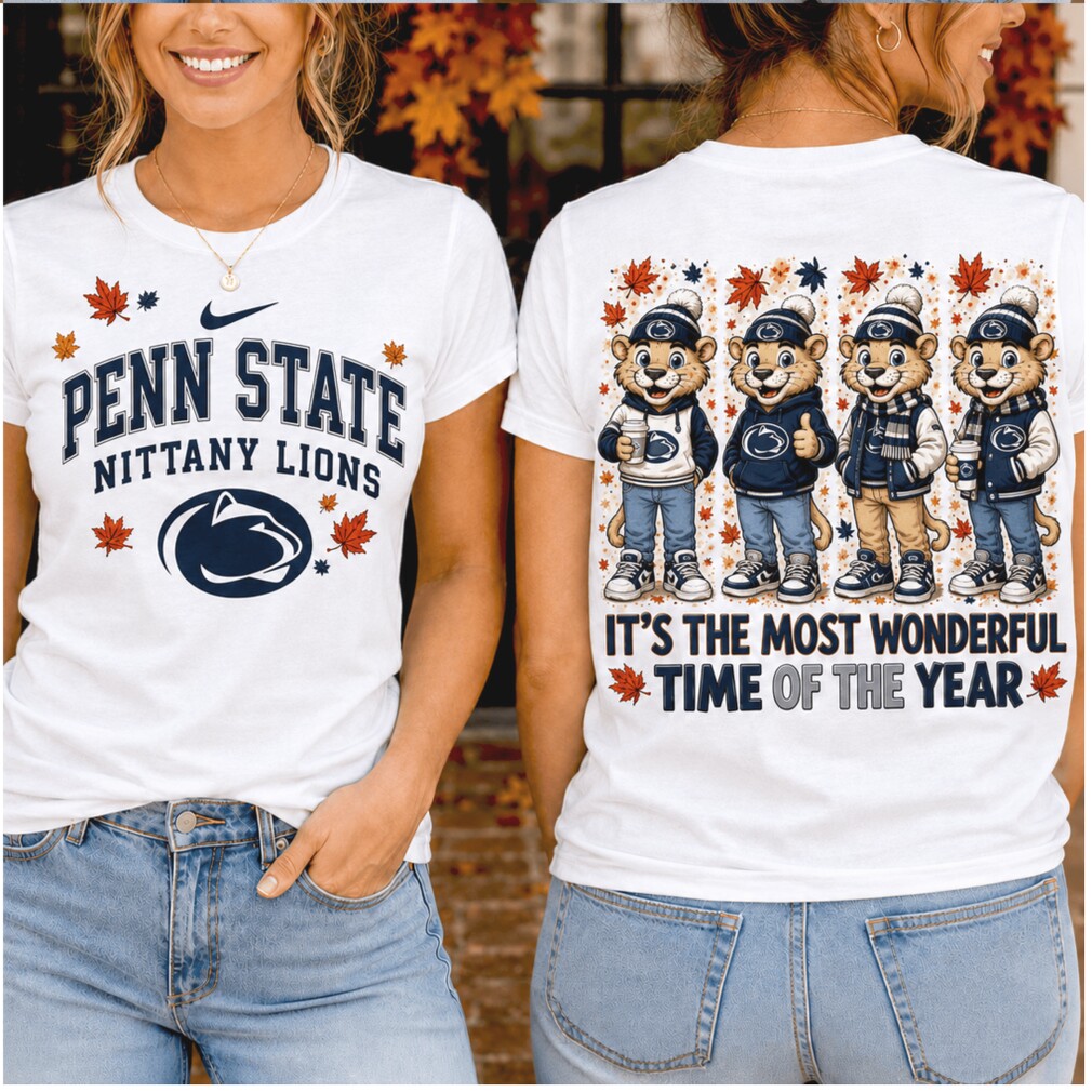 Penn State Nittany Lions Mascot Most Wonderful Time Shirt Penn State Nittany Lions Mascot Most Wonderful Time Shirt