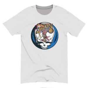 Philadelphia 76ers Grateful Dead Uncle Sam Basketball Shirt