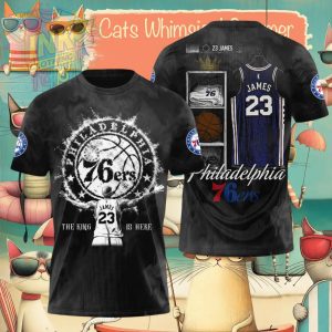 Philadelphia 76ers James Basketball King Shirt