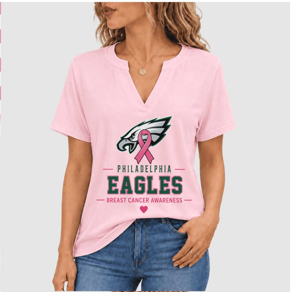 Philadelphia Eagles Pink Ribbon Faith Over Fear Breast Cancer Shirt Philadelphia Eagles Pink Ribbon Faith Over Fear Breast Cancer Shirt
