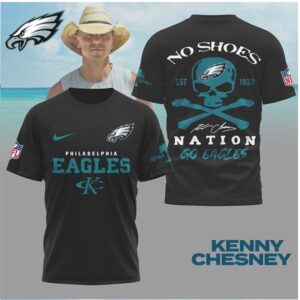 Philadelphia Football Skull Nation No Shoes Shirt