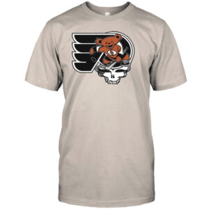 Philadelphia Hockey Grateful Dead Skull Stealie Dancing Bear Shirt