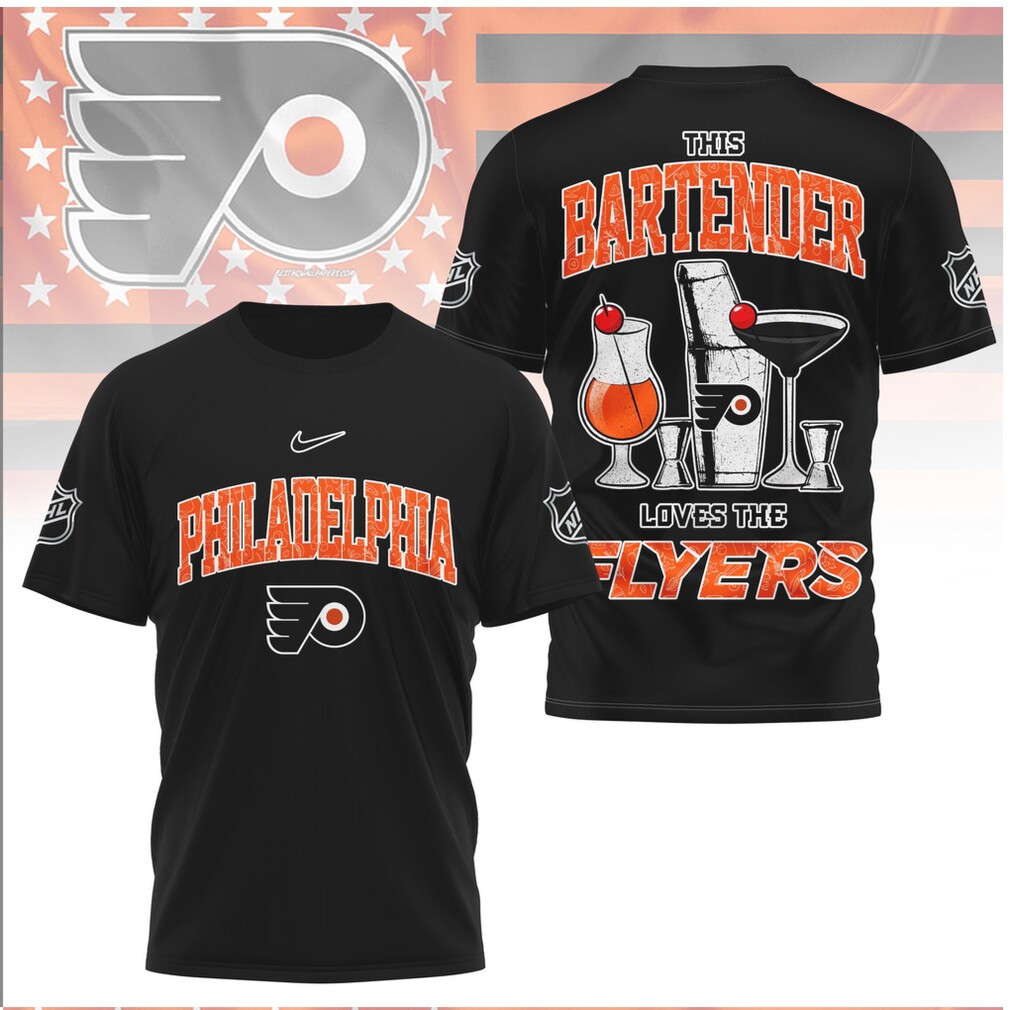 Philadelphia Hockey This Bartender Loves The Flyers Shirt Philadelphia Hockey This Bartender Loves The Flyers Shirt