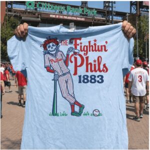 Philadelphia Phillies Skeleton The Fightin Phils Shirt