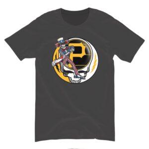 Pittsburgh Baseball Skeleton Uncle Sam Team Logo Shirt