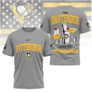 Pittsburgh Penguins Bartender Cocktail Drink Hockey Shirt