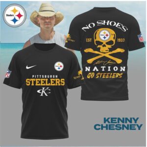 Pittsburgh Steelers Skull Crossbones Football Shirt