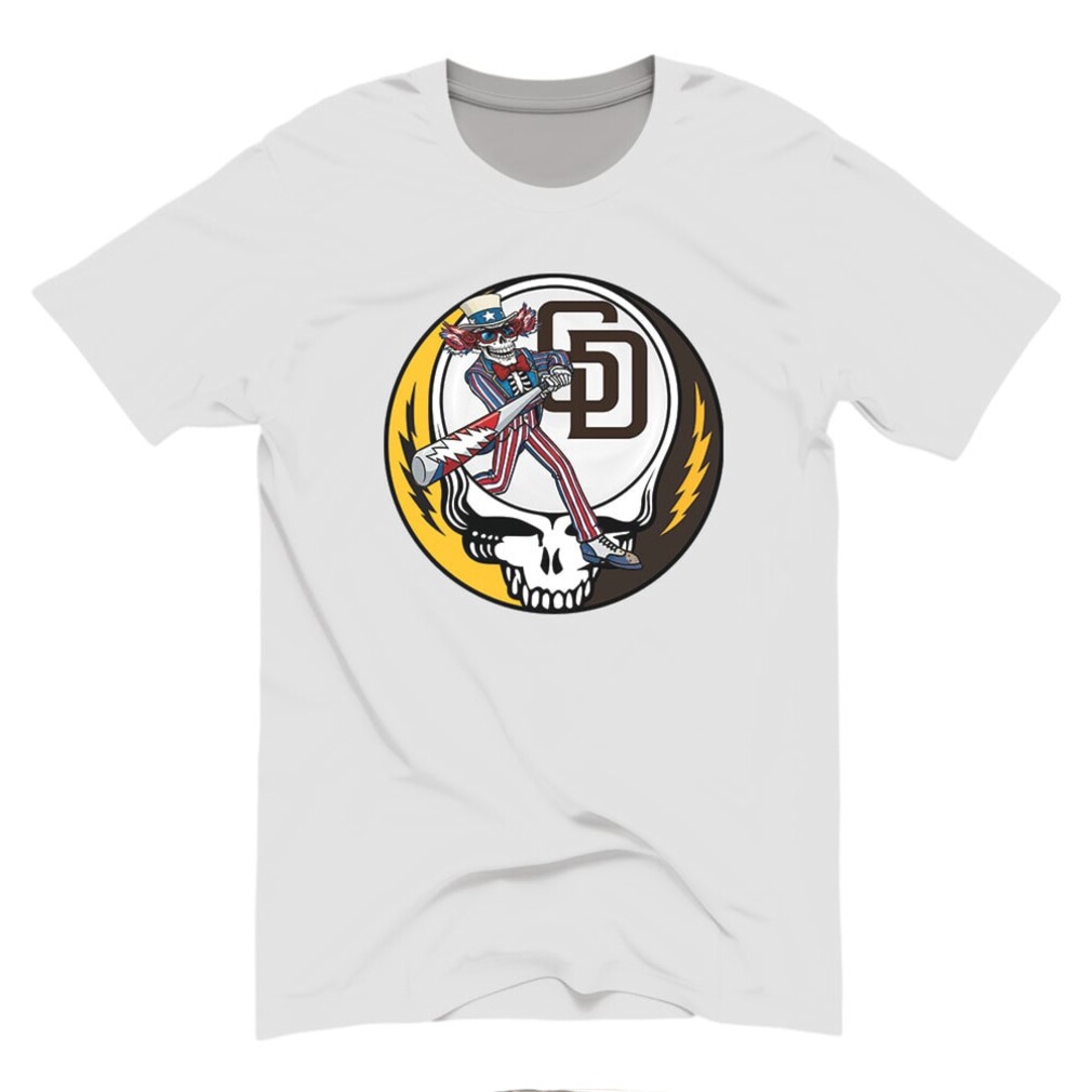 San Diego Baseball Grateful Skull Uncle Sam Shirt San Diego Baseball Grateful Skull Uncle Sam Shirt